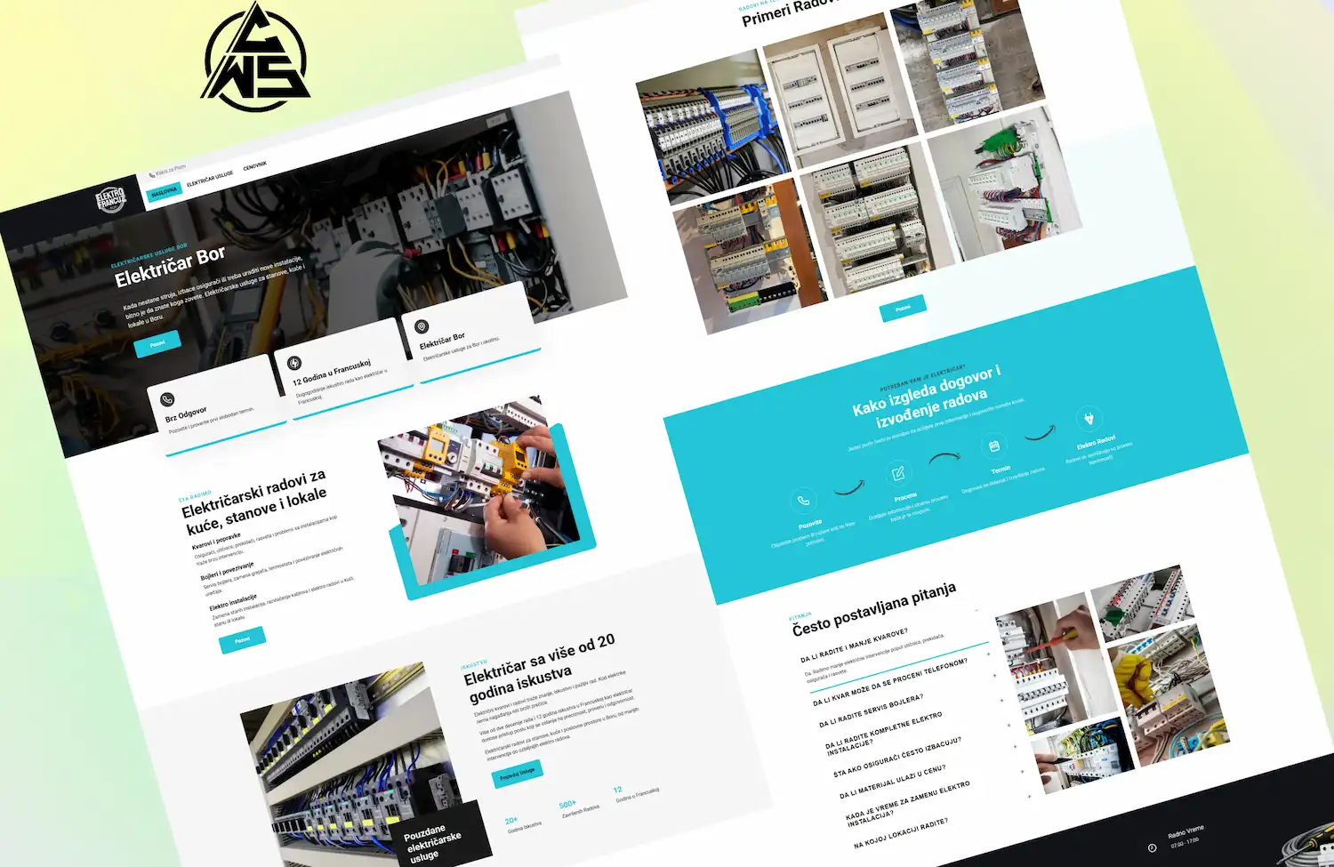 izrada web sajta elektricar